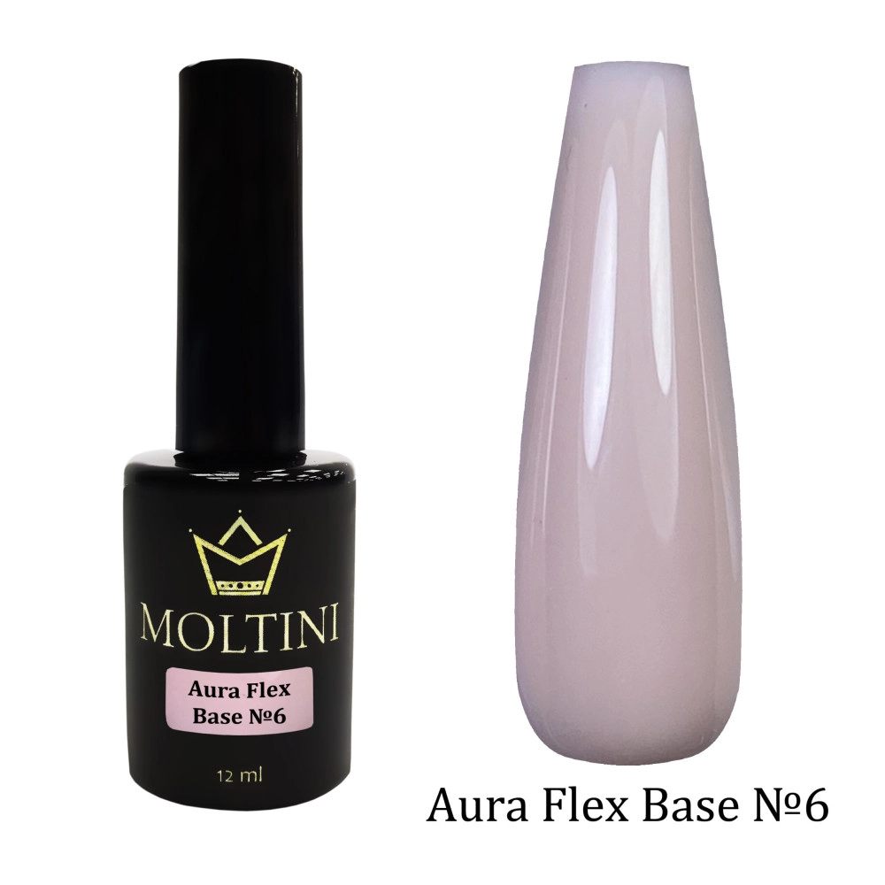 MOLTINI База бескислотная Aura Flex  № 6. 12 мл.